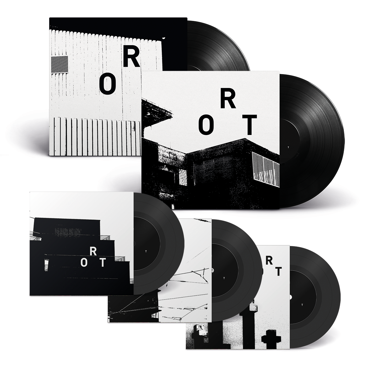 ORT. 2x Black 12" LP + 3x LP 7" Bundle