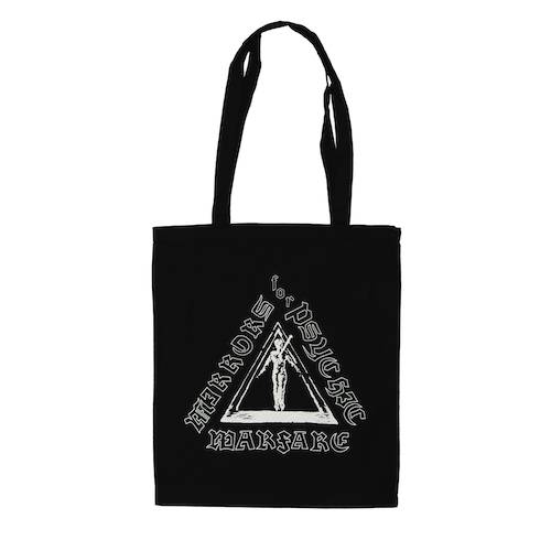 MIRRORS FOR PSYCHIC WARFARE. Tote Bag (Black)