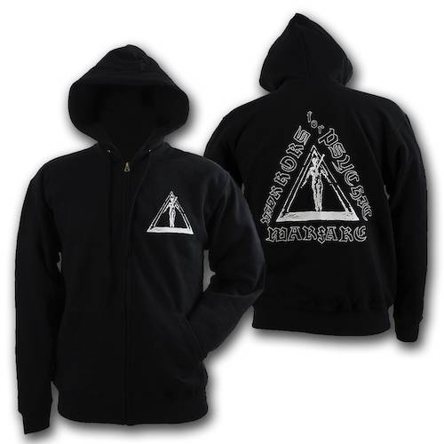 MIRRORS FOR PSYCHIC WARFARE. Logo back (Zip Hoodie)