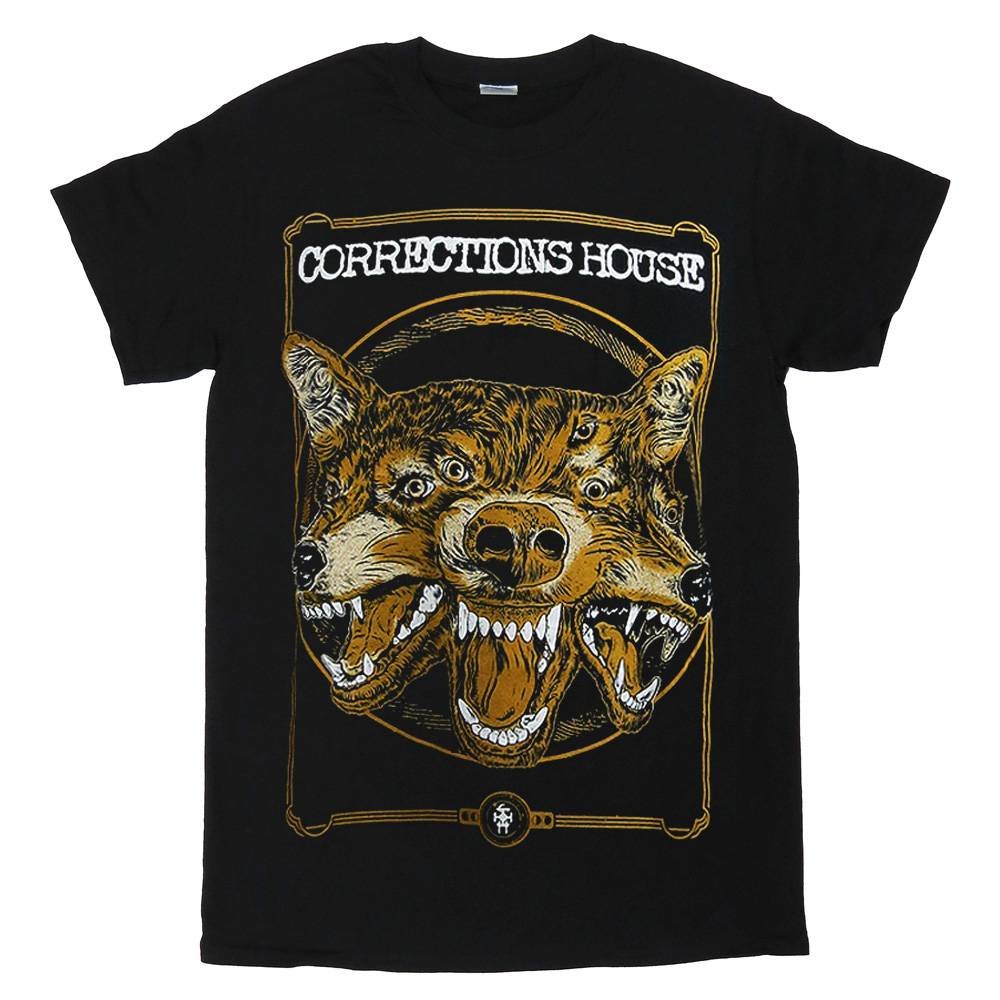 CORRECTIONS HOUSE - Three headed wolf (T-Shirt)