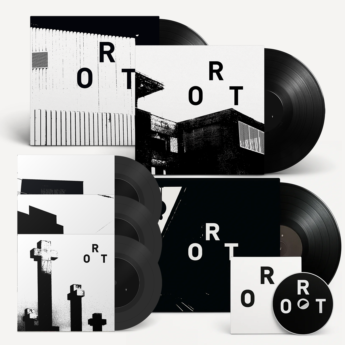 ORT. Zyklus Bundle 1x Black 10" EP + 2x Black 12" LP + 3x LP 7" Bundle