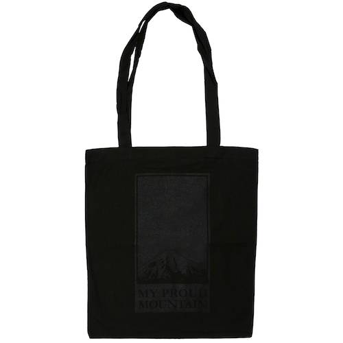 MY PROUD MOUNTAIN. Logo Tote Bag (Black)