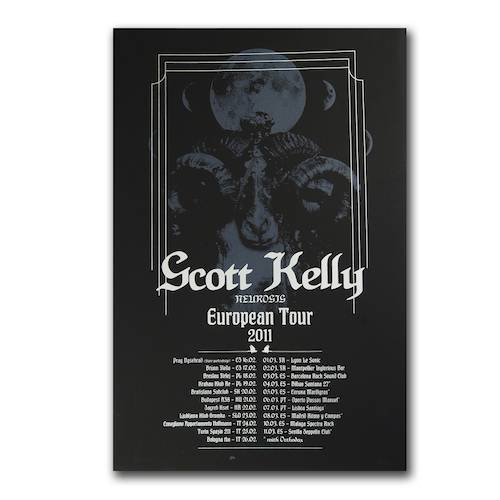 SCOTT KELLY. European Tour 2011. (Screenprint)